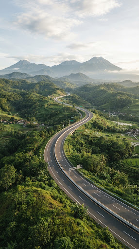 Lanskap Jalan Tol Trans-Jawa Jawa Tengah